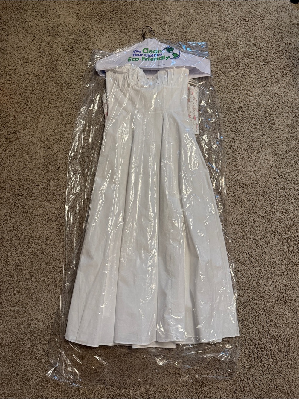Clarabelle - Rose Print Cotton Detachable Corset Midi Sundress - Picture 10 of 13